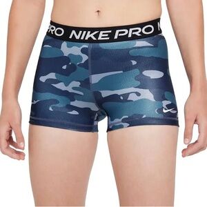 NIKE DRI FIT 3” BLUE CAMO SHORT SIZE MEDIUM